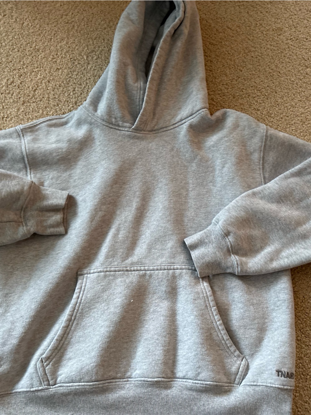 TNA Classic Grey Hooded Sweatshirt